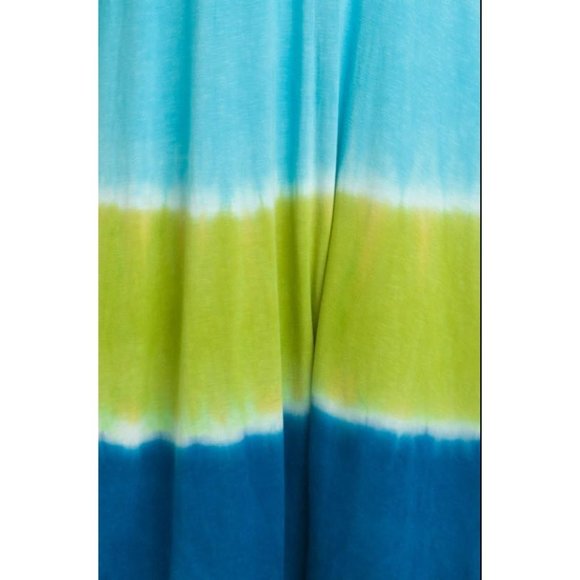 Lucky Brand Swimwear Caribbean Crush Tie Dye Tube Skirt Dress Size M/L - Picture 2 of 7